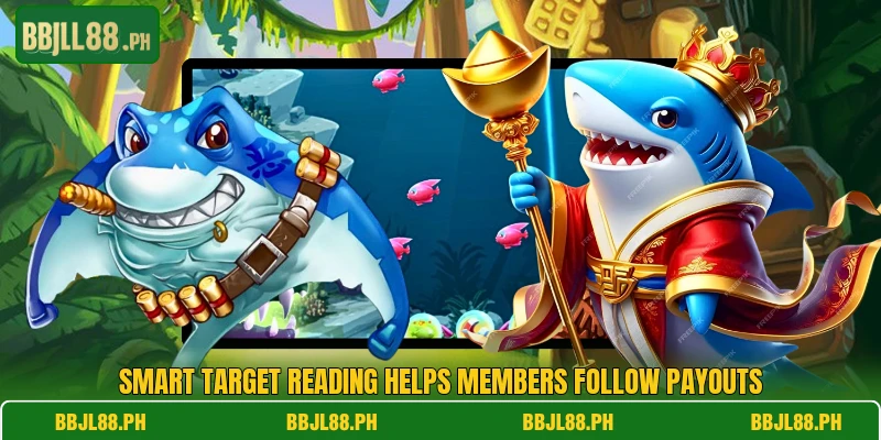 Smart target reading helps members follow payouts